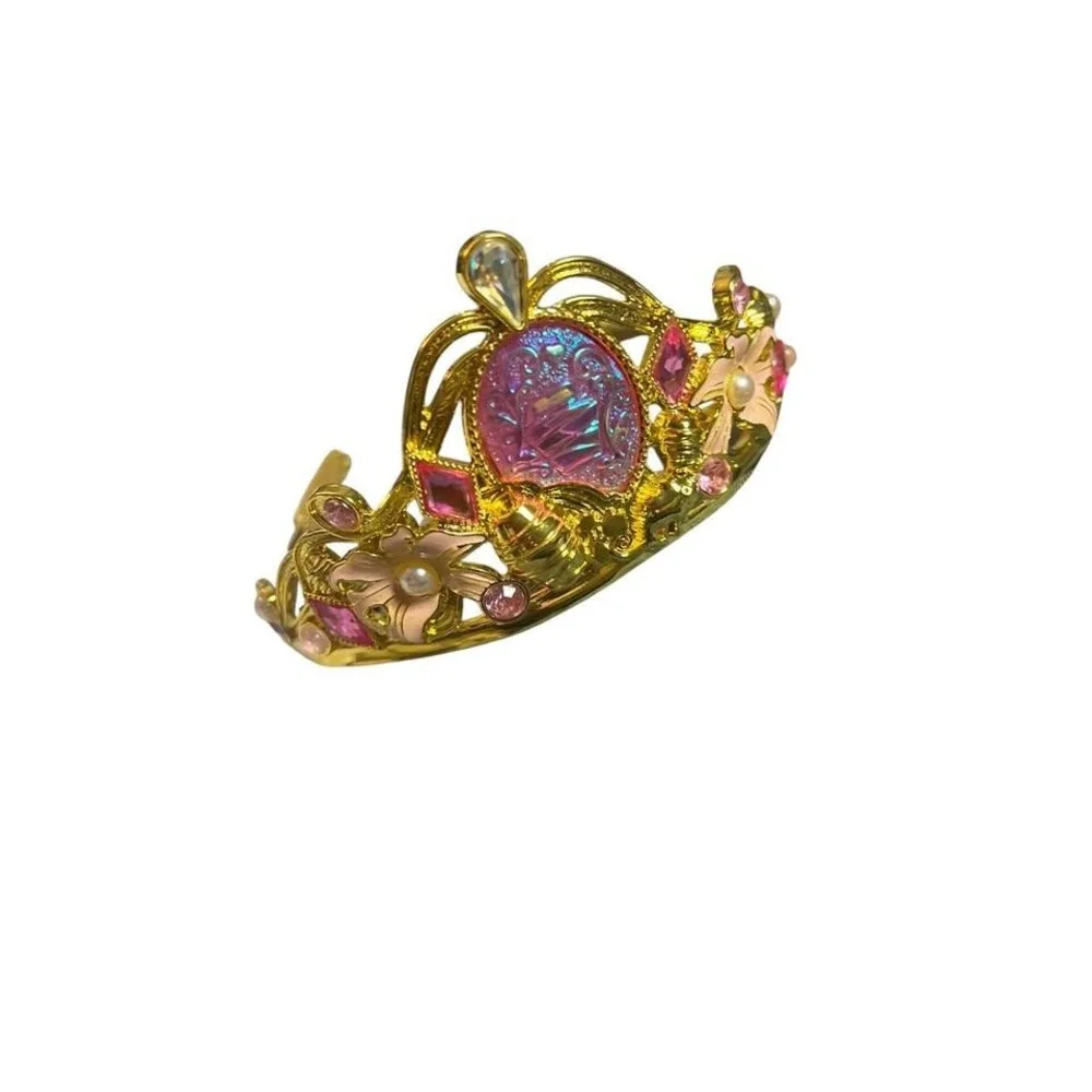 Disney Princess Tiara Rapunzel Costume Tiara Made Of Gold‎ Plated Metal